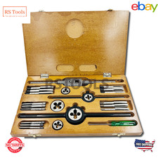 Tap and Die Set Kit 0BA To 10BA w Case Threading Chasing Repair 47 Pcs RSTOOLS
