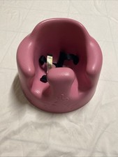 Bumbo Baby Infant Soft Floor Booster Seat Supportive Chair w/ Safety Buckle Pink