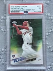 New Listing2018 Topps Chrome Shohei Ohtani Freshman Flash Green Refractor /99 PSA 7
