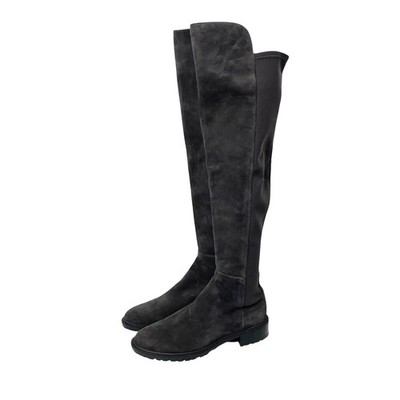 NEW Stuart Weitzman The 5050 City over the knee Boots Size 7 gray suede