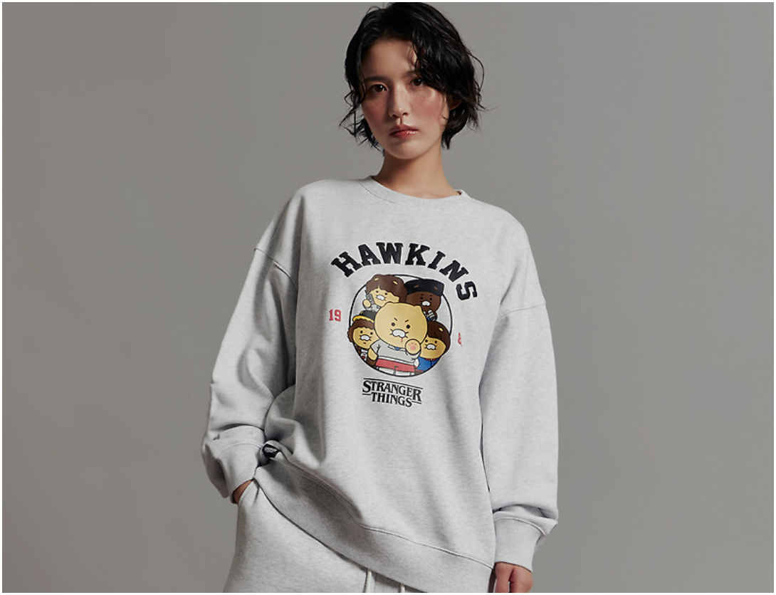 Netflix Stranger Things X Kakao Friends Collab Unisex Clothes