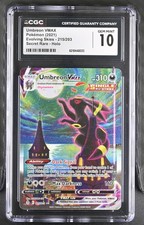 CGC 10 Umbreon Vmax 215/203 Evolving Skies Secret Rare Alternate Art POKEMON