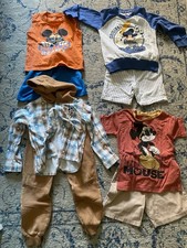 Toddler Boy 4T 5T All Seasons Disney Mickey Pants Shorts Tops Lot