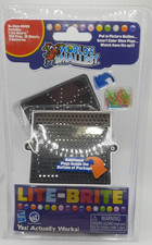 World's Smallest LITE BRITE Art Toy Miniature Light Bright Pegs, Paper