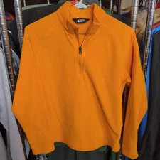 EMS EASTERN MOUNTAIN SPORTS Yellow Fleece 1/4 Zip Pullover Sweater Kids L