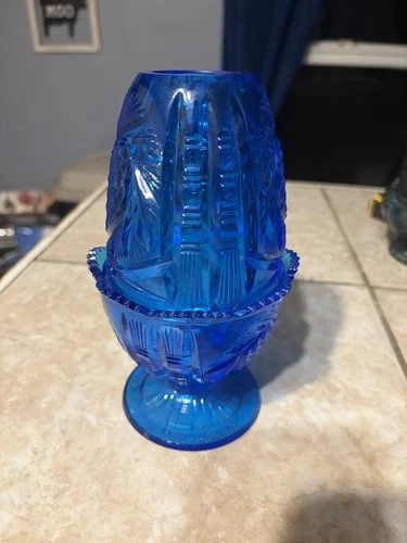 Fenton pineapple fairy lamp