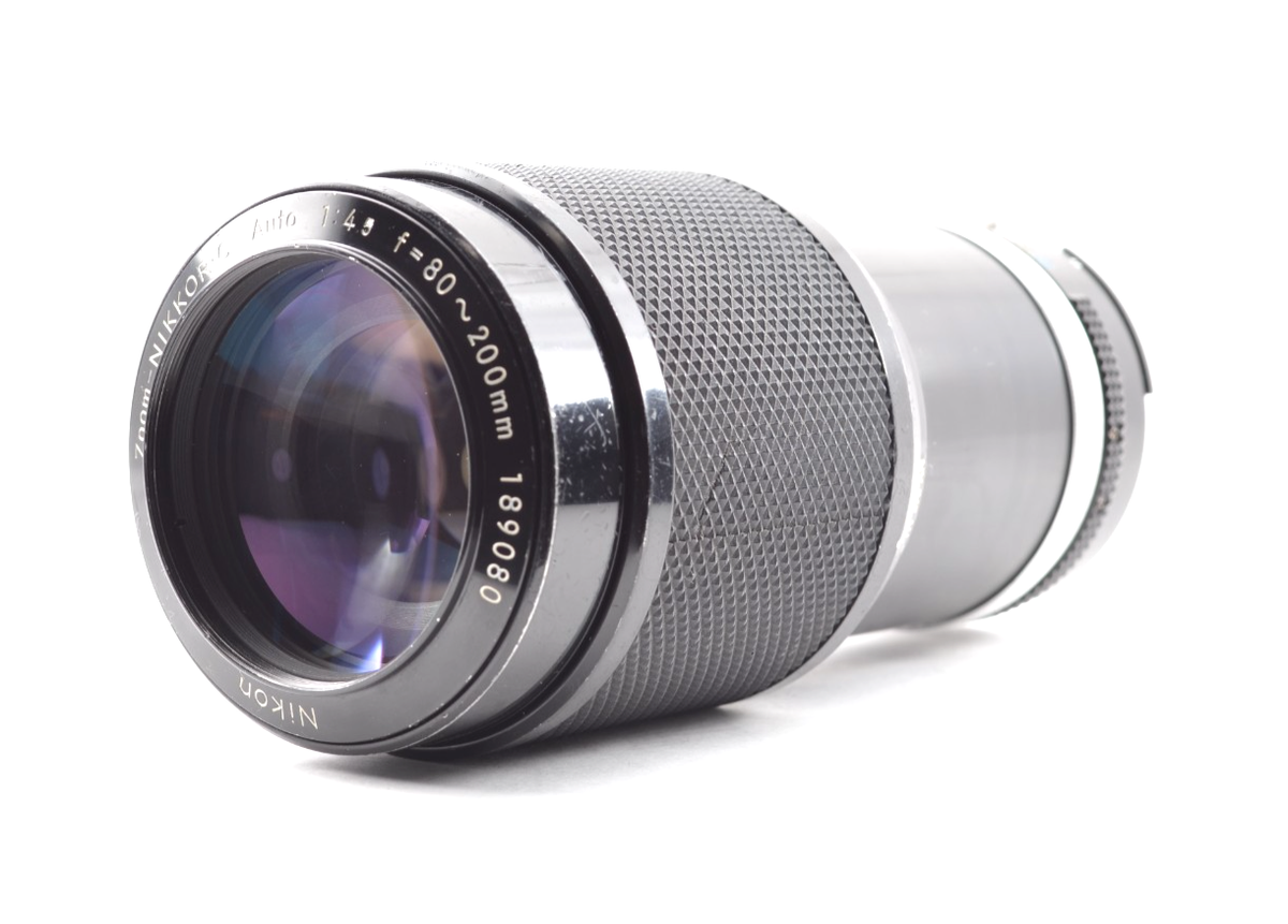 Nikon ZOOM NIKKOR-C 80-200mm f/4.5 ズーム Near Mint】Nikon ZOOM NIKKOR・C Auto 80-200mm f/4.5 Ai Lens From