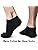120 Units of Men's King Size No Show Ankle Socks Size 13-16 Black - Big And Tall image 6