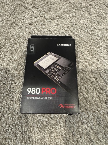 Samsung 980 PRO 1TB Internal M.2 PCle 4.0 NVMe SSD (MZ-V8P1T0BW)