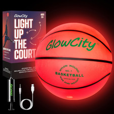 Glow in the Dark Basketball - Size 5, 6, 7 Light up Ball for Kids