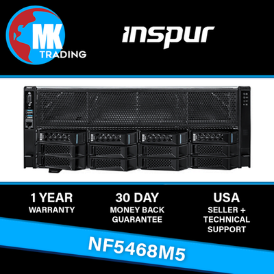 AI Deep Learning Server 8x V100 32GB GPU 2x Xeon 8260 256GB Inspur