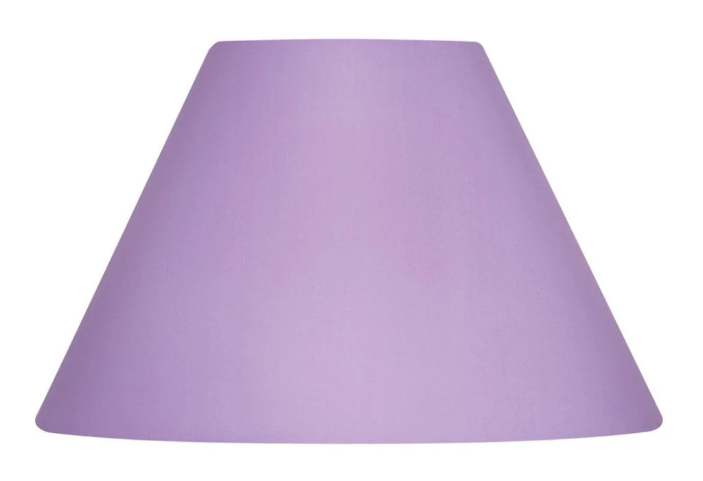 Lampshade Lilac 12"" Coolie Premium Cotton 300mm Oaks Lighting S501/12 LI