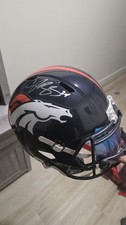 Champ Bailey Autographed Full Size Replica Helmet Beckett COA Denver Broncos