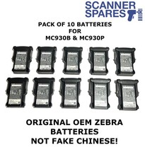 10 PACK OEM Zebra MC93 Battery BTRY-MC93-STN-01 7000mAh MC930P MC930B BT-000370