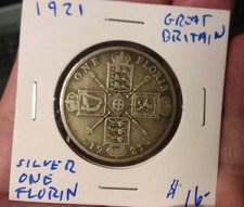 Britain - 1921 Silver Florin - George V