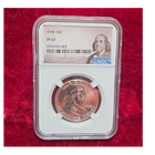 1958 Proof Franklin Half Dollar 50C 90% Silver NGC PF67 Cert 6563326-003