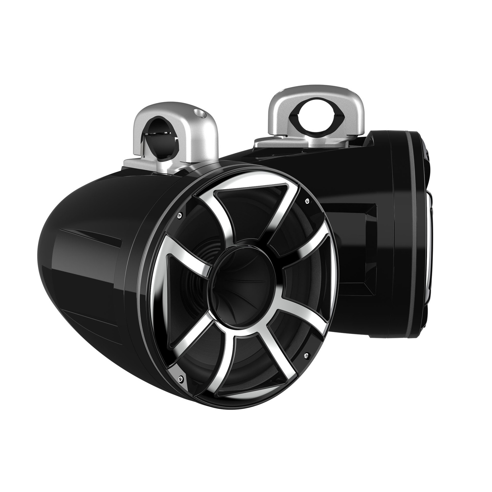 With Xs Grills, 400w Rms, Black, Pair