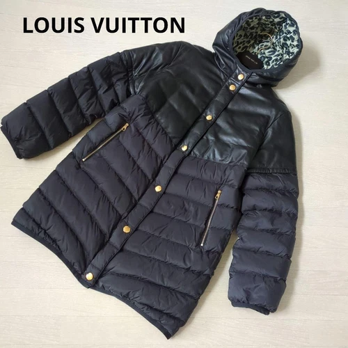 LOUIS VUITTON（LV） Piumino leopardato nero LOUIS VUITTON donna moda