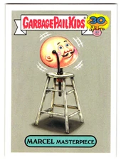 Marcel Masterpiece GPK 2015 Garbage Pail Kids 30th Marcel Duchamp Parody Sticker