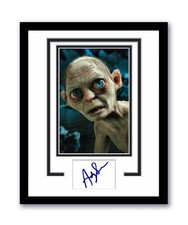 Lord of the Rings Gollum Andy Serkis Autographed Signed 11x14 Framed Photo ACOA