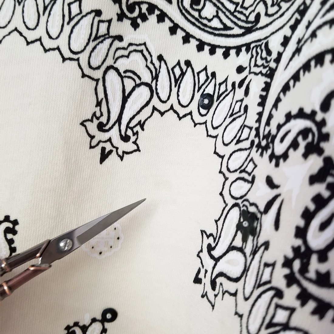 Tory Burch Bandana Collection Print T Shirt Dress Sequins Beaded Cotton XL $258 thumbnail 12