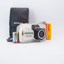 Olympus Stylus Epic Zoom 80 Deluxe mju II 35mm Film Camera   Excellent   Tested