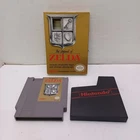 The Legend of Zelda Nintendo NES Classic Series Gray Cartridge w/Box/Sleeve