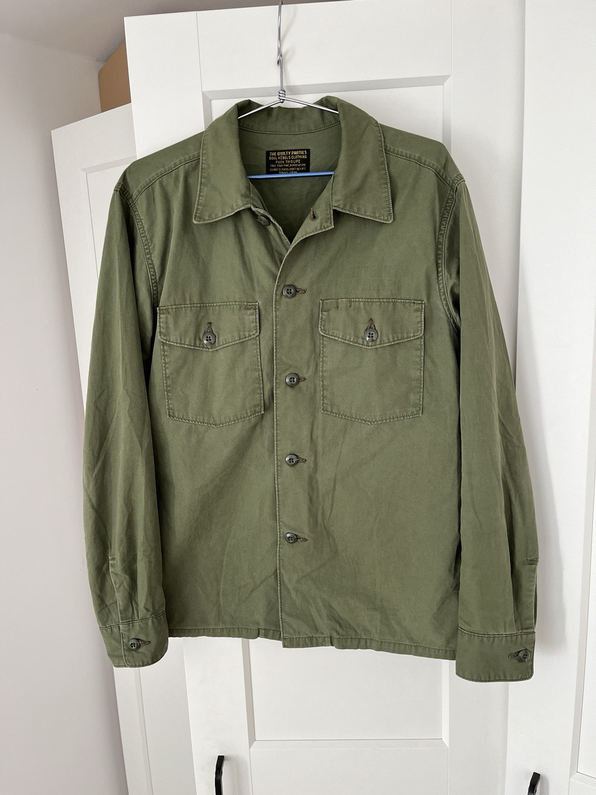 Wacko Maria Military Shirt Made in Japan Streetwear Essential