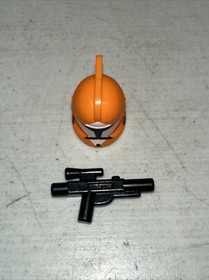 LEGO Star Wars Clone Trooper Bomb Squad Minifigure Orange 7913 Battle sw0299