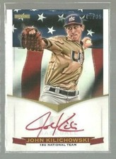 2012 USA Baseball 18U National Team Signatures Red #9 John Kilichowski (REF 1778