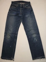 Vintage 60s Levi's S-Type 501 Jeans 29x31 Big E Redline Selvage Single Stitch
