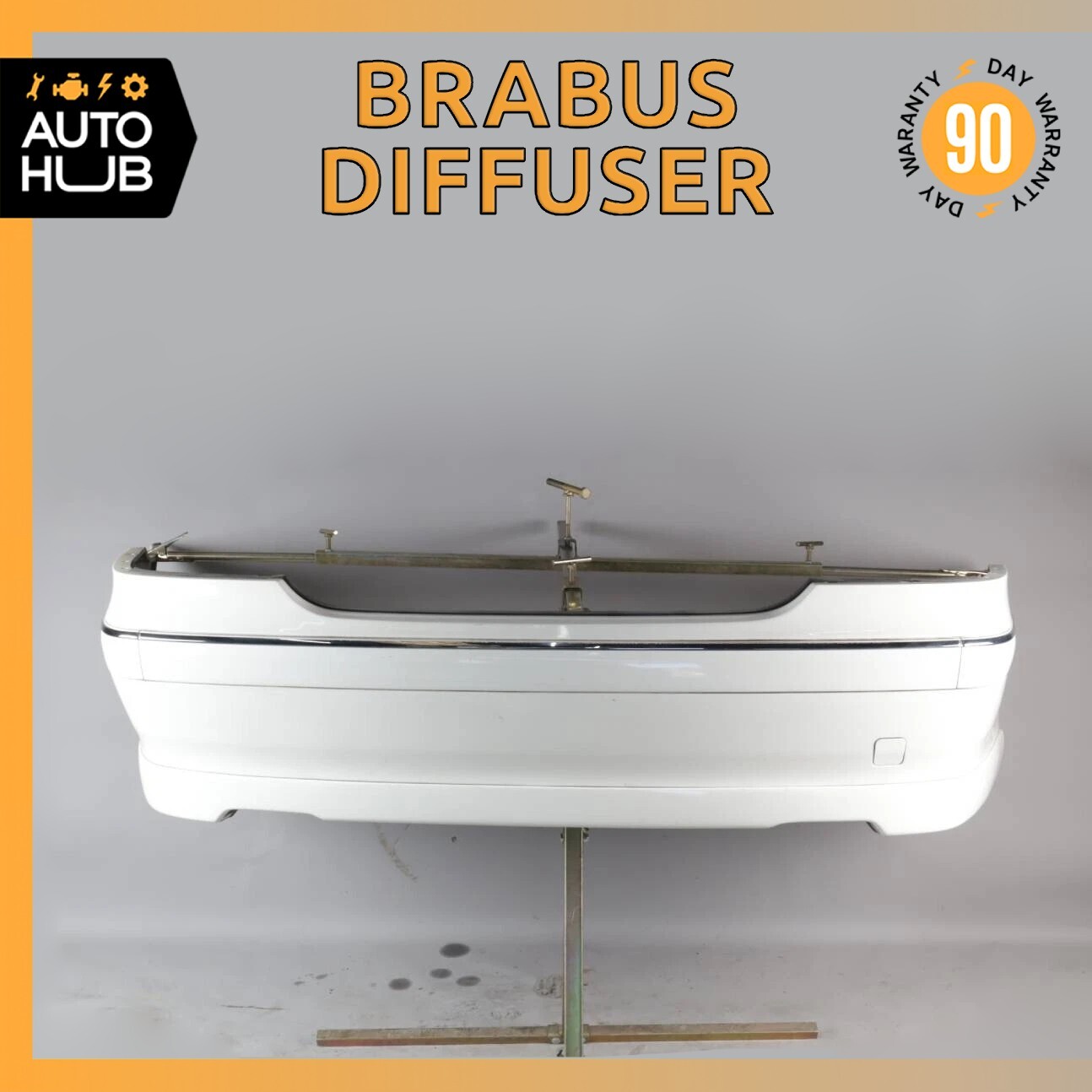00-06 Mercedes W215 CL500 CL600 Rear Bumper Cover Assembly w/Brabus Diffuser OEM