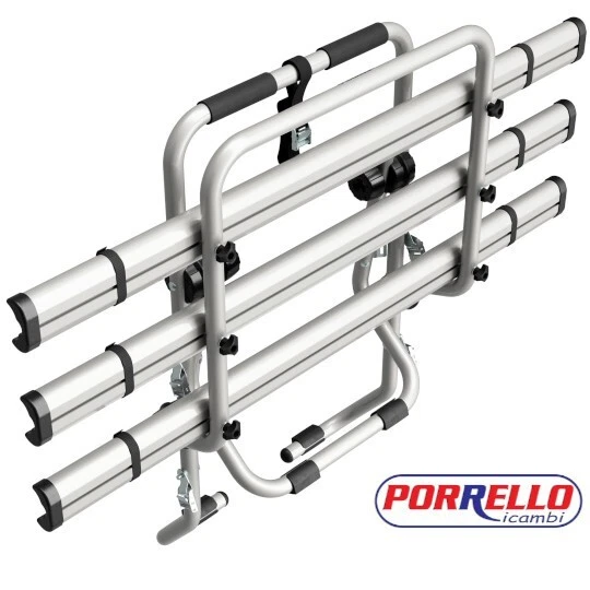 PORTABICI POSTERIORE BAGAGLIAIO AUTO PADOVA ALLUMINIO 3 BICI PERUZZO 650/3 - Immagine 3 di 4
