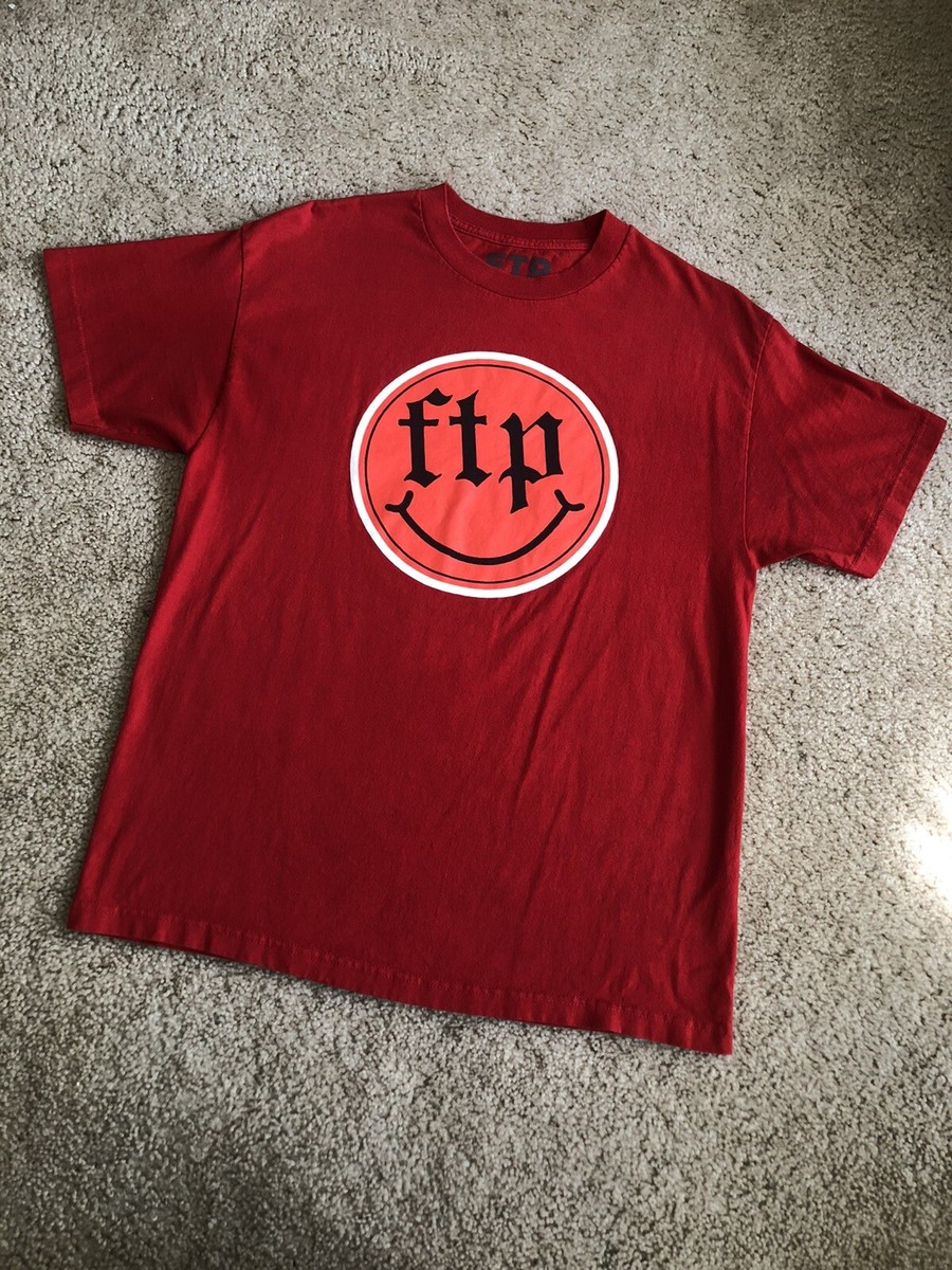 Tee-shirt FTP Red Smiley - Taille L Homme - Occasion Très Bon état