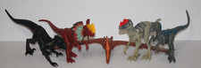 Jurassic World Lot Of 5 Large Size Basic Dinosaurs Raptor Indoraptor Pterodactyl
