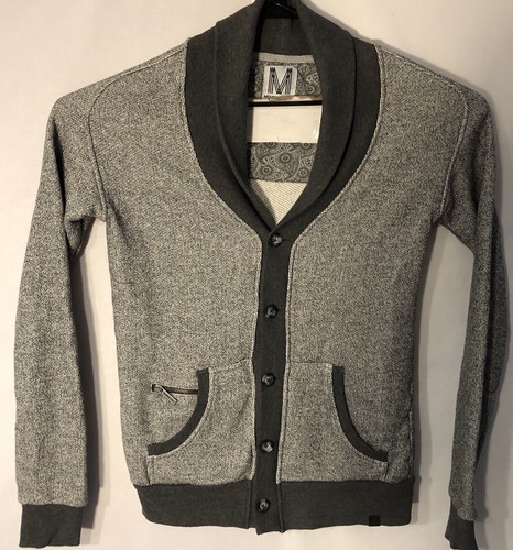 Members Only Men Cardigan Sweater Small 
