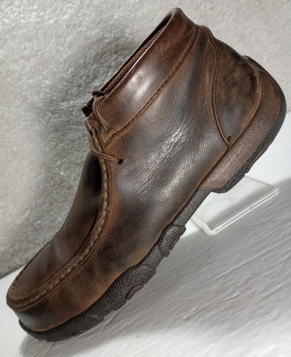 Twisted X Chukka Boots Wm 6.5 M Brown Driving Barn Moc Steel  display picture 2