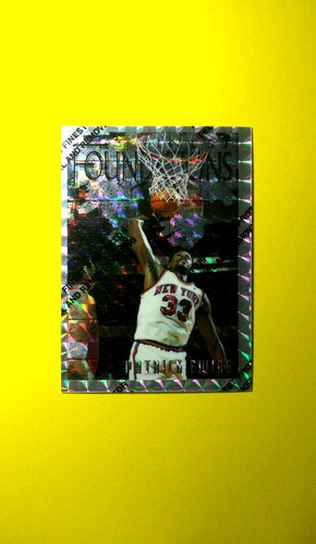 Patrick Ewing 1996 Topps Finest Foundations # 254 Refractor Card Knicks unpeeled
