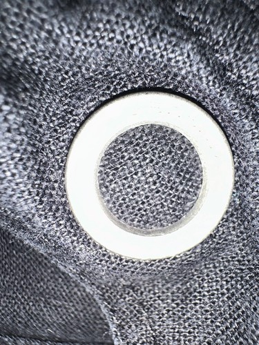 Giacca cappotto donna Adolfo Dominguez lino nero taglia 38 piccolo argento Hrdwre $399 - Foto 6 di 11