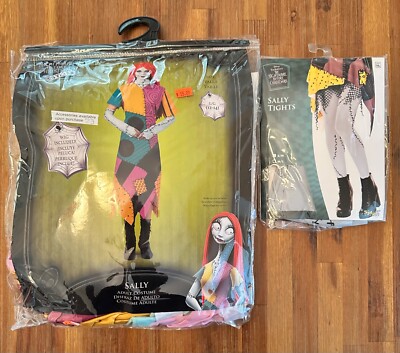 Nightmare Before Christmas - NEW Sally Costume Adult L/G Dress w/ extra  Tights | eBay