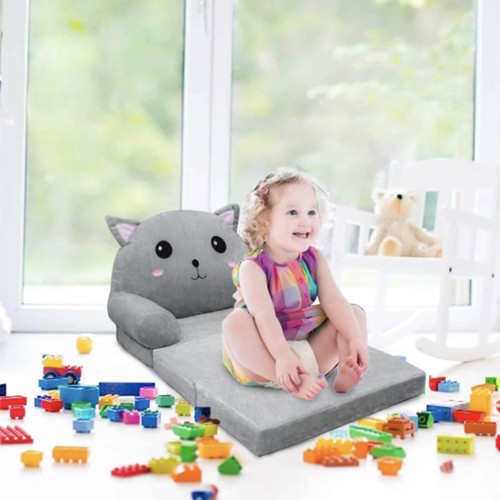 Chair Sofa Couch Toddler Kids - Fold Out 2 In 1 Flip And Mini For Girls Boys - Picture 7 of 7