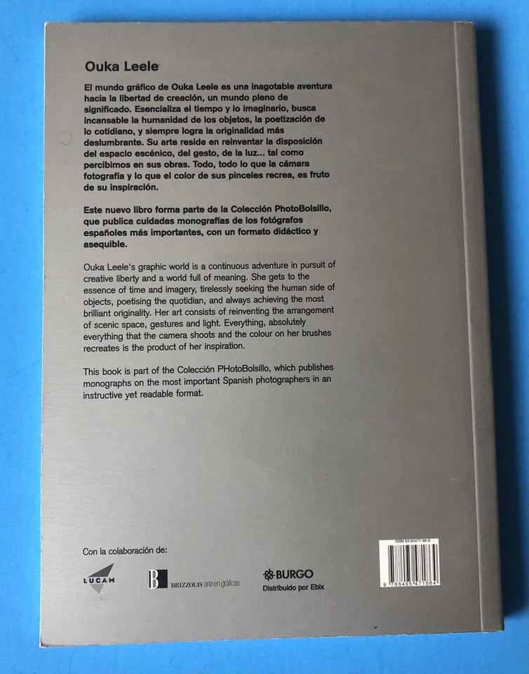 OUKA LEELE PHotoBolsillo Photo Book Spanish + English La Fabrica Book Libro 2004 - Image 4 of 4