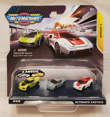 Micro Machines 2020 Series 2   Ultimate Exotics 3 Pack Race Cars NEW! S2 #08 