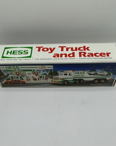 Camión de combustible/coche de carreras Hess Mart Season Greetings - alimentado por batería - sin probar nuevo en caja - Imagen 2 de 2