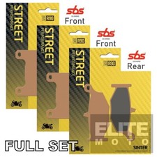 SBS Sintered Brake Pads To Fit Kawasaki ZX-6R (636) 2003-2006 Full Set