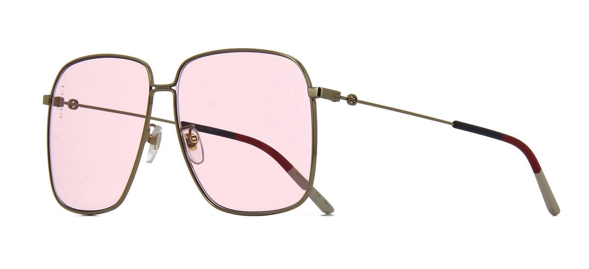 Gucci GG0394S Gold/Pink (004 VX) Sunglasses | eBay display picture 3