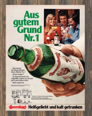 Doornkaat - Advertising Advertisement Original Advertising 1973 (2)