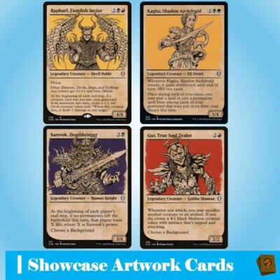 Baldur's Gate Magic | Raphael Kagha Sarevok Gut | MTG | NM | Showcase Artwork