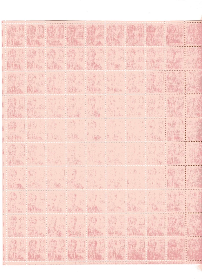 美国 DEFINITIVE SHEET OF 100 SCOTT#1288 1968 15 克拉 OLIVER WENDELL HOLMES P#38643 — 第 2/2 张图片