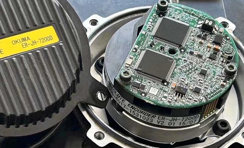 USED OKUMA ER-JH-7200D CNC Motor encoder Tested Warranty Fast Shipping - Image 2 of 2